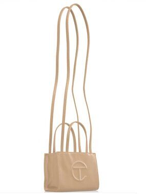 Telfar Small Shopping Bag in Cream
